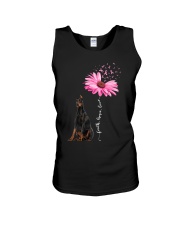 Daisy Ribbon - Dobermann 2 Unisex Tank tile