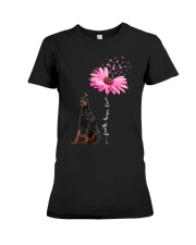 Daisy Ribbon - Dobermann 2 Premium Fit Ladies Tee tile