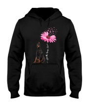 Daisy Ribbon - Dobermann 2 Hooded Sweatshirt tile