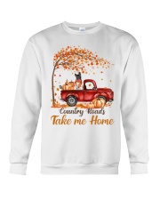 Country Fall - American Akita Crewneck Sweatshirt tile