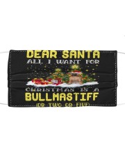 Dear Santa - Bullmastiff 2 Mask tile