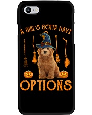 Options - RED Goldendoodle Phone Case tile