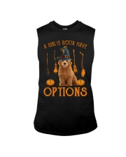 Options - RED Goldendoodle Sleeveless Tee tile