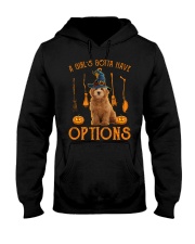 Options - RED Goldendoodle Hooded Sweatshirt tile