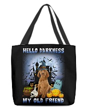 Hello Darkness - Vizsla All-Over Tote tile