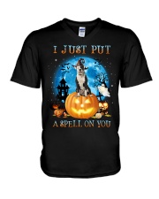 Spell - American Bulldog 3 V-Neck T-Shirt tile