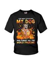 Forget Problems - Pitbulll 1 Youth T-Shirt tile
