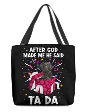 God Said - Flat Coated Retriever All-Over Tote tile
