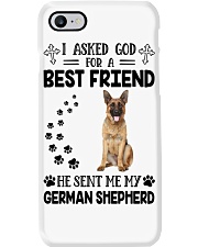 I Asked God for Friend - German Shepherd Dog Phone Case tile