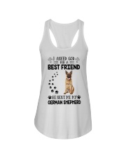 I Asked God for Friend - German Shepherd Dog Ladies Flowy Tank tile