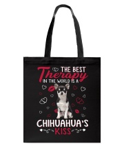 Best Therapy - BLACK Chihuahua Tote Bag tile