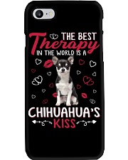 Best Therapy - BLACK Chihuahua Phone Case tile