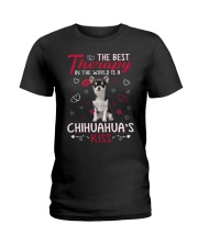 Best Therapy - BLACK Chihuahua Ladies T-Shirt tile