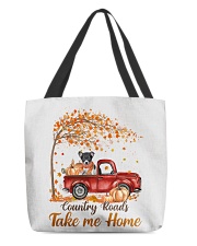 Country Fall - Toy Fox Terrier All-Over Tote tile