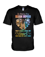 Kinda Stole - Belgian Shepherd V-Neck T-Shirt tile