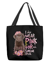 For Someone - CHOCOLATE Labrador All-Over Tote tile