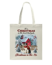 Christmas Air - Australian Shepherd 2 Tote Bag tile