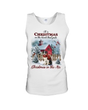 Christmas Air - Australian Shepherd 2 Unisex Tank tile