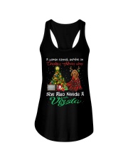 Christmas Alone - Vizsla Ladies Flowy Tank tile