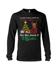 Christmas Alone - Vizsla Long Sleeve Tee tile