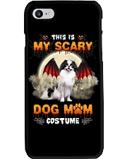 Scary Costume - Japanese Chin 2 Phone Case tile