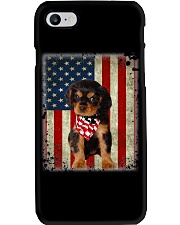Cavalier King Charles Spaniel - American Flag Phone Case tile