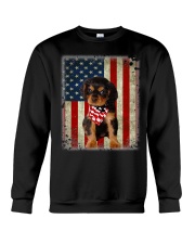 Cavalier King Charles Spaniel - American Flag Crewneck Sweatshirt tile