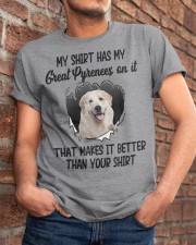 Better Shirt - Great Pyrenees 2 Classic T-Shirt apparel-classic-tshirt-lifestyle-26