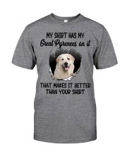 Better Shirt - Great Pyrenees 2 Classic T-Shirt front