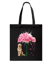 Pink Umbrella - Golden Retriever 2 Tote Bag tile