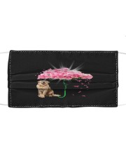 Pink Umbrella - Golden Retriever 2 Mask tile
