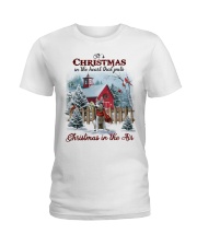 Christmas Air - Alaskan Klee Kai Ladies T-Shirt tile