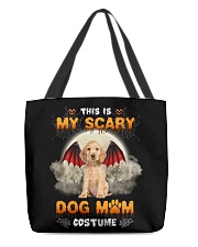 Scary Costume - GOLDEN Cocker Spaniel All-Over Tote tile
