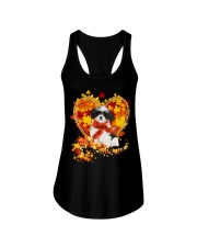 Autumn Leaf - Havanese 1 Ladies Flowy Tank tile