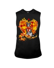 Autumn Leaf - Blue Nose Pitbull Sleeveless Tee tile