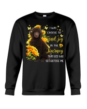 Journey - CHOCOLATE Standard Poodle Crewneck Sweatshirt tile