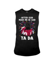 God Said - BLACK Labradoodle Sleeveless Tee tile