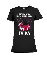 God Said - BLACK Labradoodle Premium Fit Ladies Tee tile