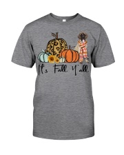 Fall Pumpkin English Mastiff Classic T-Shirt front