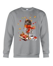 Autumn Leaves German Shorthaired Pointer Crewneck Sweatshirt tile