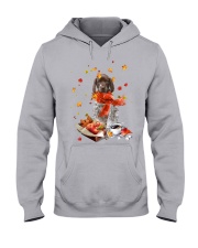 Autumn Leaves German Shorthaired Pointer Hooded Sweatshirt tile