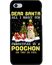 Dear Santa - Poochon Phone Case tile