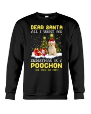 Dear Santa - Poochon Crewneck Sweatshirt tile