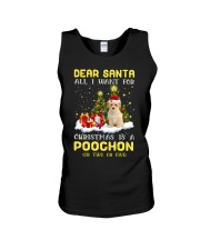 Dear Santa - Poochon Unisex Tank tile