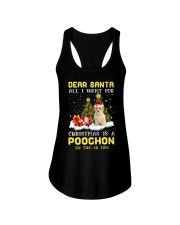 Dear Santa - Poochon Ladies Flowy Tank tile