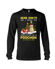 Dear Santa - Poochon Long Sleeve Tee tile