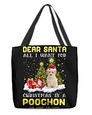 Dear Santa - Poochon All-Over Tote tile