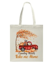 Country Fall - RED MERLE Australian Shepherd Tote Bag tile
