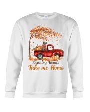 Country Fall - RED MERLE Australian Shepherd Crewneck Sweatshirt tile