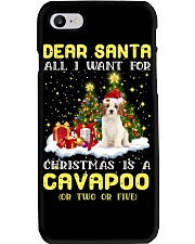 Dear Santa - Cavapoo Phone Case tile